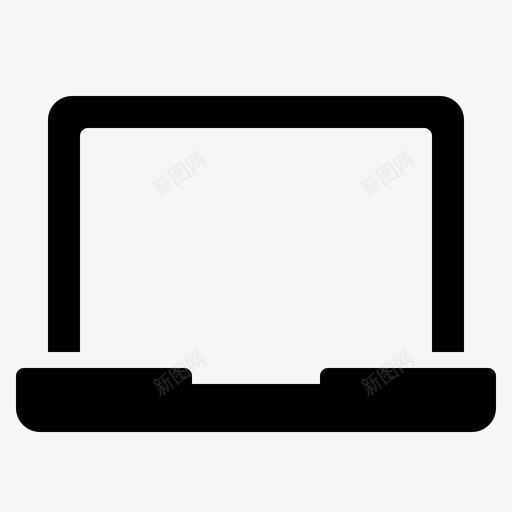 笔记本电脑电脑显示器图标svg_新图网 https://ixintu.com 显示器 电脑 笔记本电脑 设备