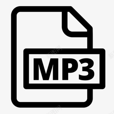 文件格式mp3图标图标