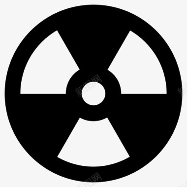 核危险核迹象图标图标