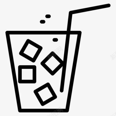 苏打水饮料冷饮图标图标