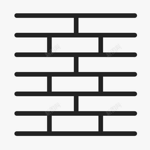 砖墙砖图标svg_新图网 https://ixintu.com 室内 家具 砖 砖墙 设计