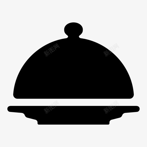 餐具食品盘子图标svg_新图网 https://ixintu.com 厨房用具1 服务 盘子 食品 餐具 餐厅