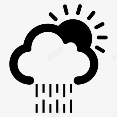 雨云预报图标图标