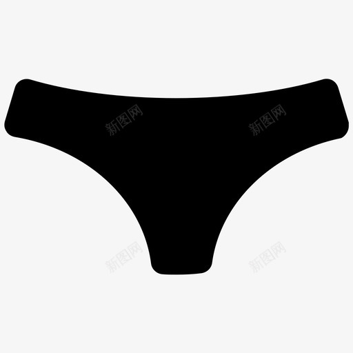 内裤精致内衣图标svg_新图网 https://ixintu.com 内衣 内裤 精致