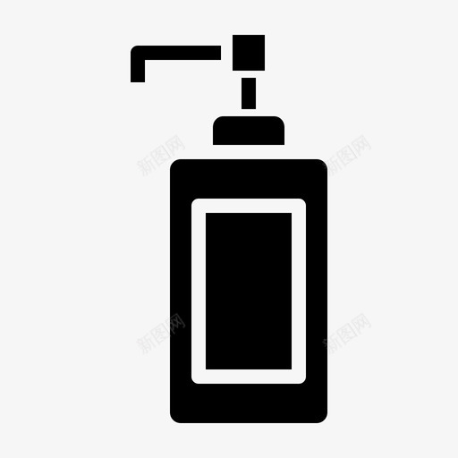 采购产品肥皂洗澡美容图标svg_新图网 https://ixintu.com 洗澡 美容 美容和水疗 肥皂分配器 采购产品肥皂