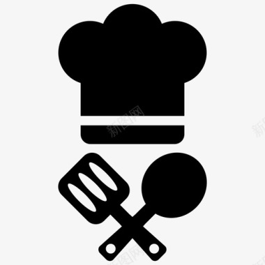 厨师厨房厨房用具图标图标