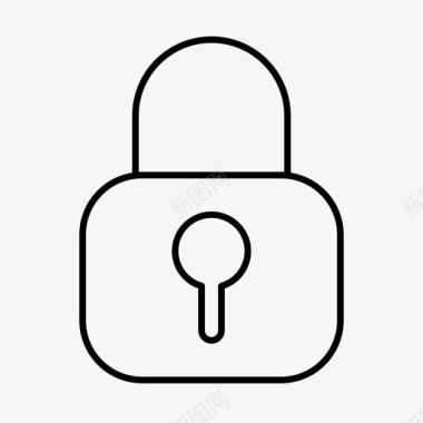数据隐私政策gdpr锁图标图标