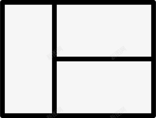 页面内容布局图标svg_新图网 https://ixintu.com 内容 导航 布局 线框 设计工具精简 边栏 页面