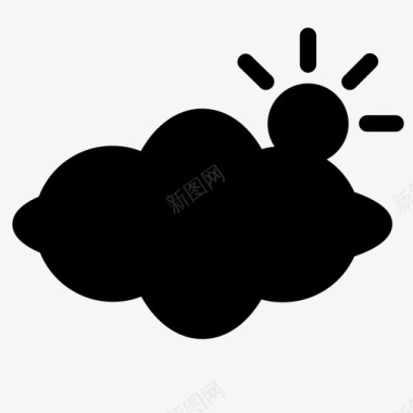 云自然天空图标图标