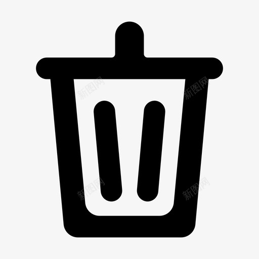 垃圾桶清除删除图标svg_新图网 https://ixintu.com 删除 垃圾桶 浪费 清除 移除