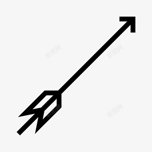 箭瞄准射箭图标svg_新图网 https://ixintu.com 射箭 射箭项目v1 瞄准 箭 运动