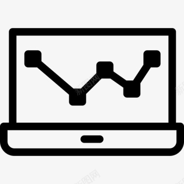 分析笔记本电脑技术网页图标图标