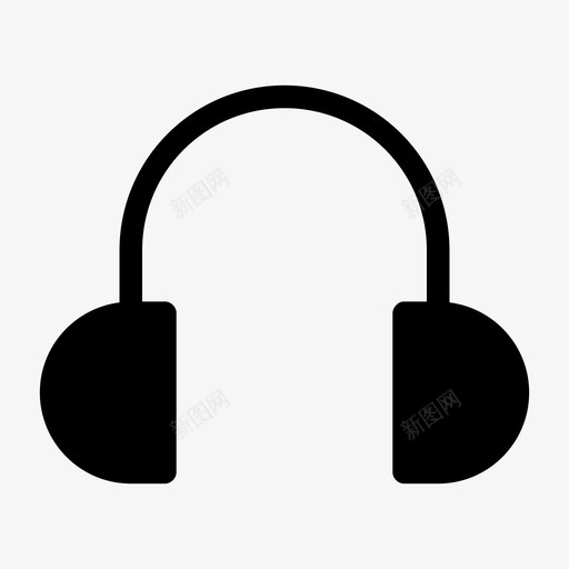 耳机客户服务音乐图标svg_新图网 https://ixintu.com crispy 客户服务 支持 耳机 音乐