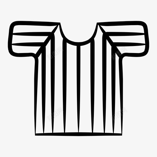 裁判服装球衣图标svg_新图网 https://ixintu.com 世界杯 俄罗斯世界杯墨水 服装 球衣 裁判