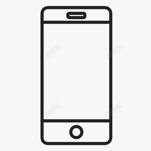 iphone通话手机图标svg_新图网 https://ixintu.com iphone 手机 智能手机 通话