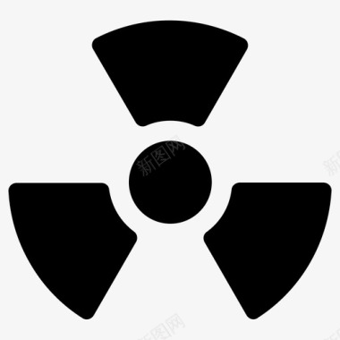 核危险核迹象图标图标