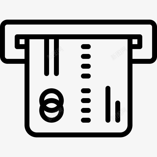 信用卡自动取款机金融图标svg_新图网 https://ixintu.com 信用卡 自动取款机 货币 金融