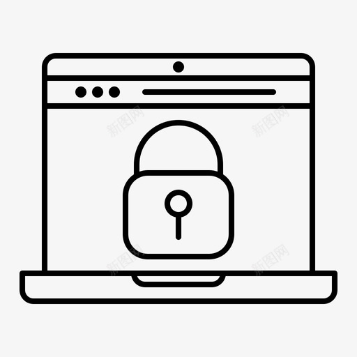 数据隐私政策gdpr笔记本电脑图标svg_新图网 https://ixintu.com gdpr gdpr数据隐私政策大纲 保护 数据隐私政策 笔记本电脑 锁