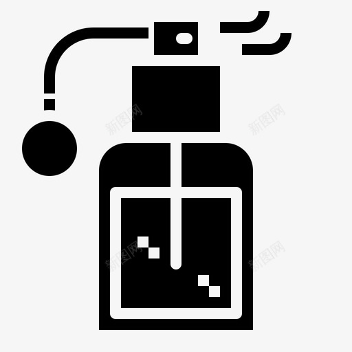 香水美容香水瓶图标svg_新图网 https://ixintu.com 美容 美容固体 香水 香水喷雾 香水瓶