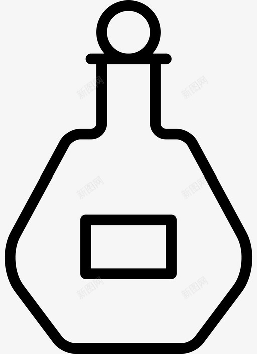 朗姆酒酒瓶子图标svg_新图网 https://ixintu.com 奢侈品 朗姆酒 烈酒 瓶子 稀饮 酒 饮料