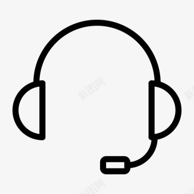 耳机助手客户服务图标图标