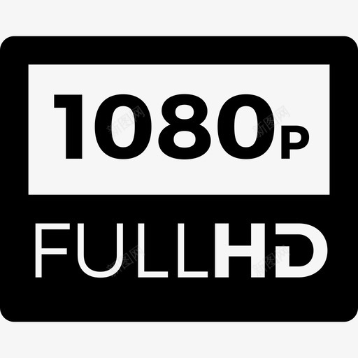 1080p全技术电影摄影图标svg_新图网 https://ixintu.com 1080p全高清 技术 电影摄影
