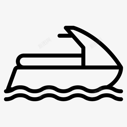 水上滑板车水上摩托车汽车图标svg_新图网 https://ixintu.com 交通概述 体育 水上摩托车 水上滑板车 汽车 海洋