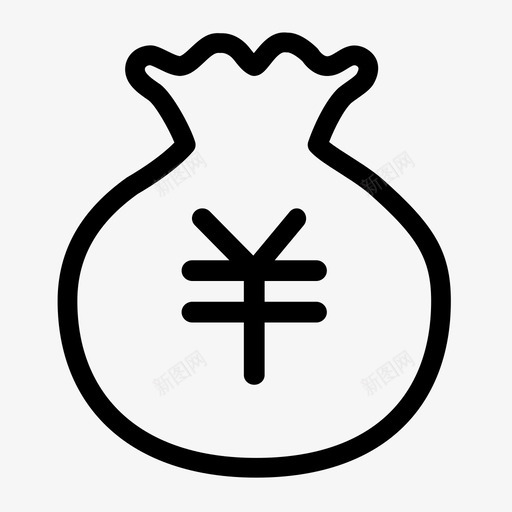 moneybag2svg_新图网 https://ixintu.com moneybag2