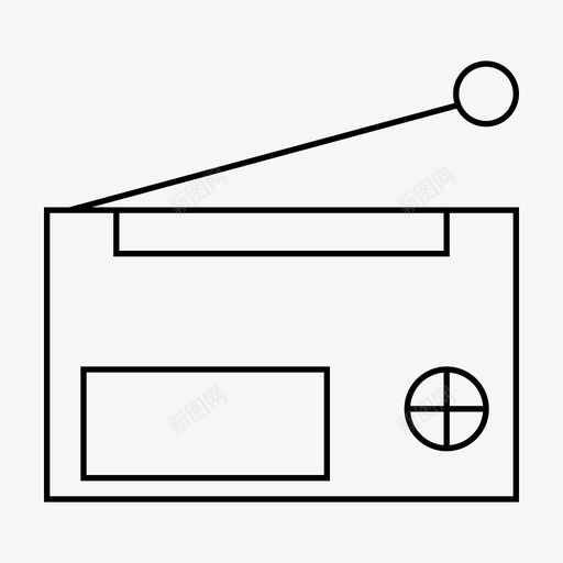 收音机假日信息图标svg_新图网 https://ixintu.com 信息 假日 收音机 新闻 野餐 露营