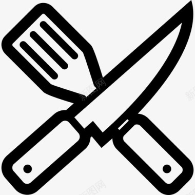 厨房用具烹饪刀图标图标