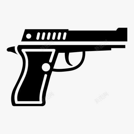 枪子弹左轮手枪图标svg_新图网 https://ixintu.com 子弹 左轮手枪 枪 武器