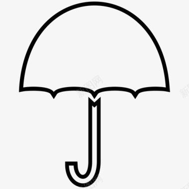 雨伞警卫保险箱图标图标