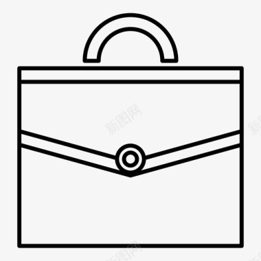 投资组合公文包商务图标图标
