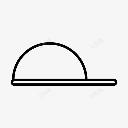 帽子棒球帽时尚图标svg_新图网 https://ixintu.com 夏季 帽子 时尚 棒球帽