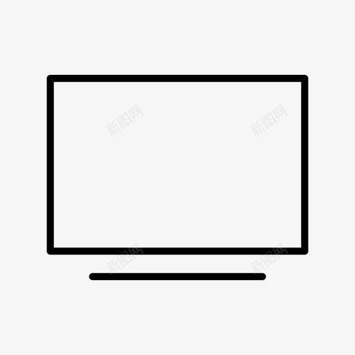电脑lcdled图标svg_新图网 https://ixintu.com lcd led 家用电器 屏幕 显示器 电脑 电视