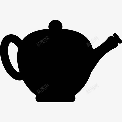 旧茶壶食物家居用品图标svg_新图网 https://ixintu.com 家居用品 旧茶壶 食物