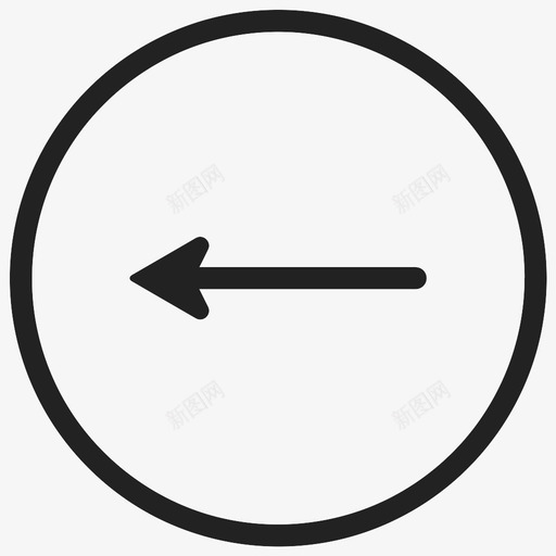 箭头光标左图标svg_新图网 https://ixintu.com 光标 左 指针 符号 箭头