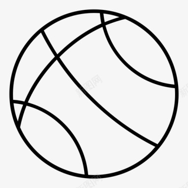 篮球圆球运动图标图标