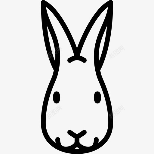 兔头动物群直系图标svg_新图网 https://ixintu.com 兔头 动物群 直系