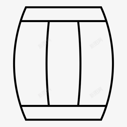 桶容器油图标svg_新图网 https://ixintu.com 容器 桶 油 海盗