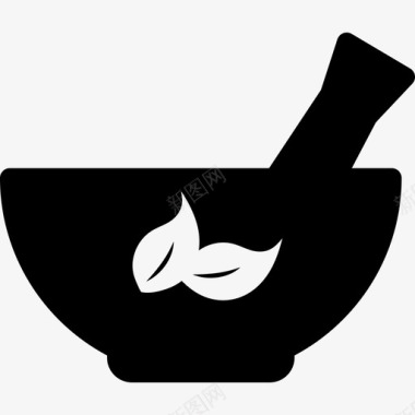 阿育吠陀碗食物佛教图标图标