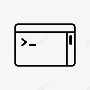 编码线框窗口代码组件图标图标