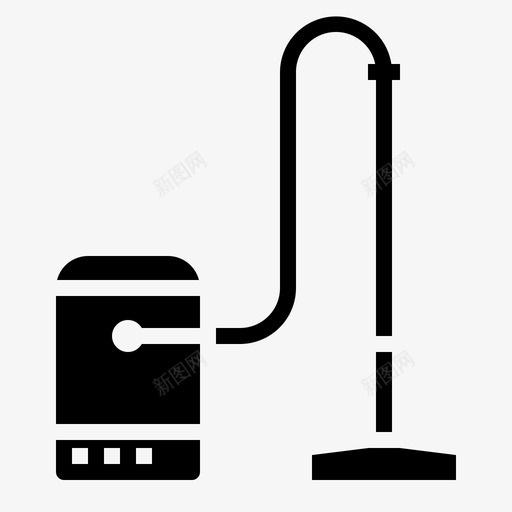 吸尘器清洁卫生常规固体图标svg_新图网 https://ixintu.com 卫生常规固体 吸尘器 清洁