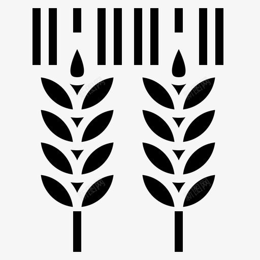 小麦谷类食品种植图标svg_新图网 https://ixintu.com 啤酒 小麦 种植 谷物 谷类食品 食品
