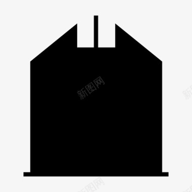 塔建筑摩天大楼图标图标