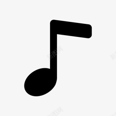 音乐音符音频音乐图标图标