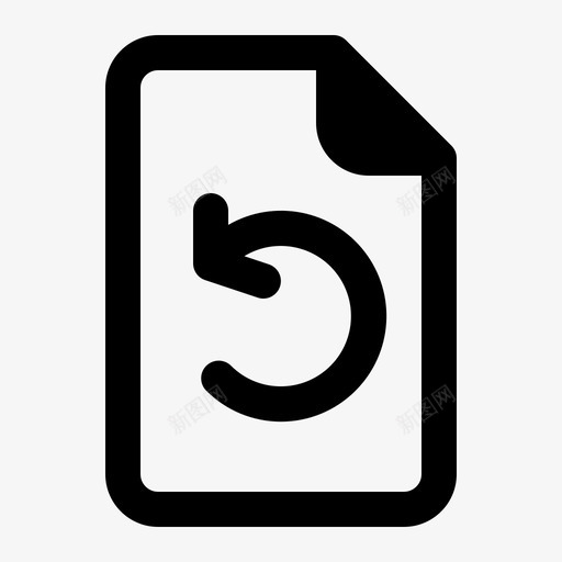 文件空白业务图标svg_新图网 https://ixintu.com 业务 文件 文档 空白 纸张