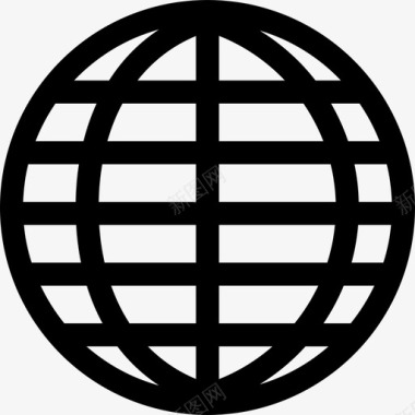 全球大网格地图和旗帜证券交易所图标图标