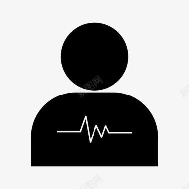 人健康心脏图标图标