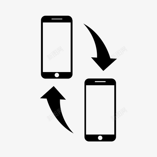 移动转账电话图标svg_新图网 https://ixintu.com 电话 移动转账